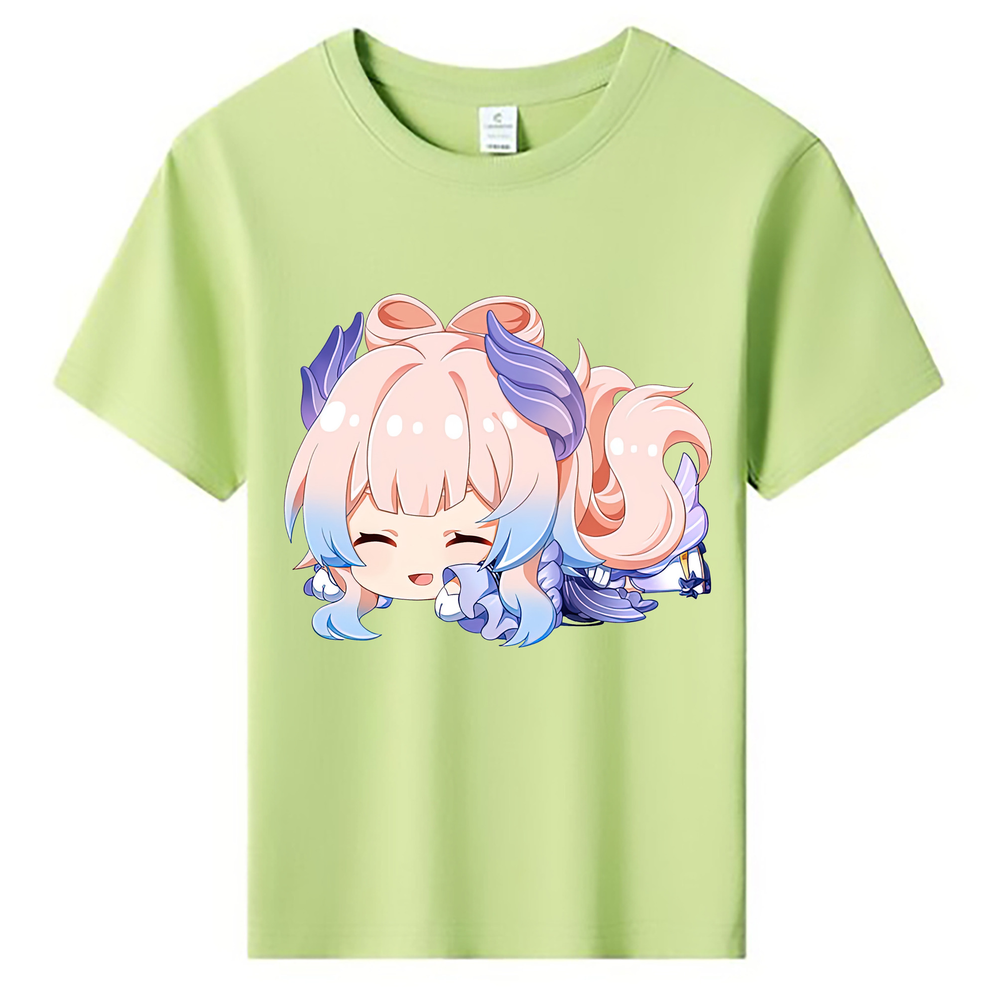 げんし神 珊瑚宮心海 サンゴノミヤ・ココミ genshin Sangonomiya Kokomi 綿100％キッズTシャツ（フロントプリント）